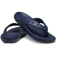 Crocs Toe Sandal Classic Flip V2 (light, buoyant Croslite foam material) navy blue - 1 pair