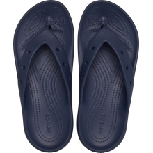 Crocs Toe Sandal Classic Flip V2 (light, buoyant Croslite foam material) navy blue - 1 pair