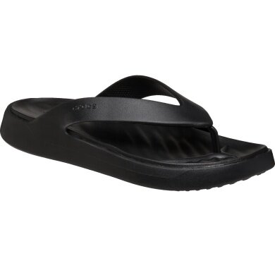 Crocs Toe Sandal Getaway Flip (lightweight, seamless, flexible) black - 1 pair