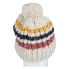 Dakine Knitted Hat (Pom Pom) Emerson Beige Beanie - 1 Piece