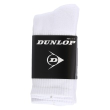 Dunlop Tennis Socks Crew Men white - 3 Pairs