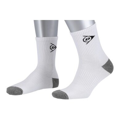 Dunlop Tennis Sock Logo Men white - 1 Pair