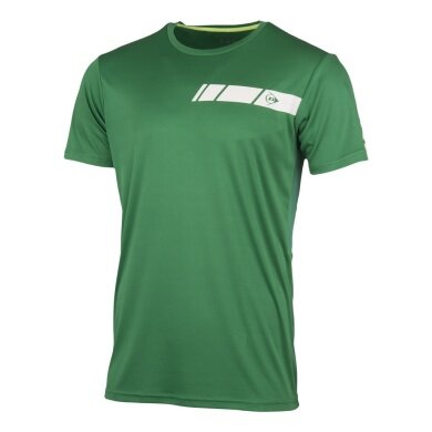 Dunlop Tennis T-shirt Club Crew (100% Polyester) green Men