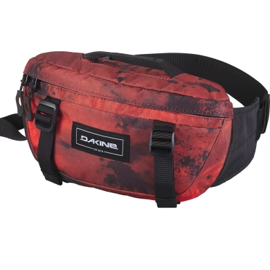 Dakine Waist Bag Hot Laps Hip Bag 1 Liter FLARE ACID WASH burgundy