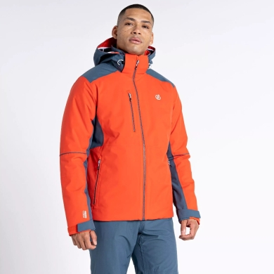 Dare2B Winter Ski Jacket Remit (warm fleece lining, waterproof) red/blue Men