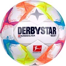 Derbystar Leisure Football Bundesliga Player v22 white/multicoloured - 1 Ball (Size 5)