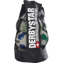 Derbystar Ball bag for 10 balls with separate inner compartment black