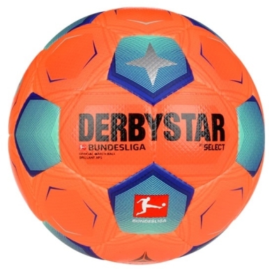 Derbystar Football Bundesliga Brilliant APS v23 (official match ball of the 2023/2024 season) orange/multi-coloured