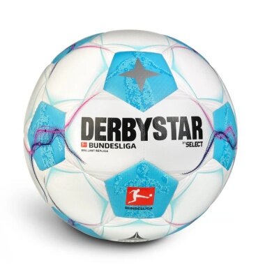 Derbystar Football Bundesliga Brilliant Replica v24 (Season 2024/2025) white/blue