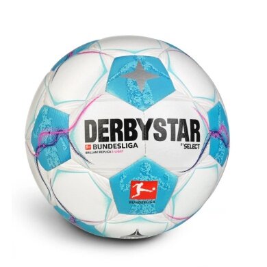 Derbystar Football Bundesliga Brilliant Replica S-Light v24 (Season 2024/2025) white/blue