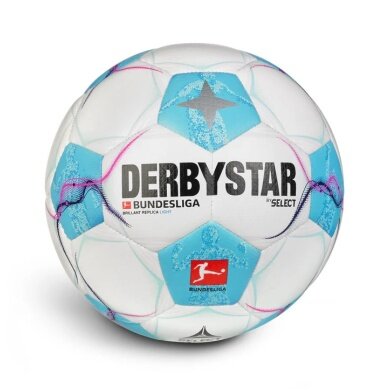 Derbystar Football Bundesliga Brilliant Replica Light v24 (Season 2024/2025) white/blue