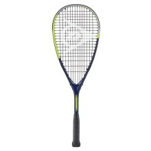 Dunlop Junior Squash Racket Tristorm JR 25 (160g/head heavy) blue/grey/yellow - strung -