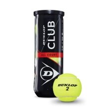 Dunlop Tennis Balls Club Allcourt Can 24x3 in a Box