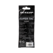 Dunlop Overgrip Super Tac 0.5mm - extremely grippy, moisture-absorbing - white - 1 piece