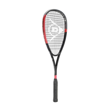 Dunlop Squash Racket Blackstorm Carbon 140g/head-heavy black/red - strung -