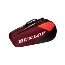 Dunlop Racket Bag CX Club (Racket Bag) 2024 Red/Black 6 Racket - 2 Main Compartments