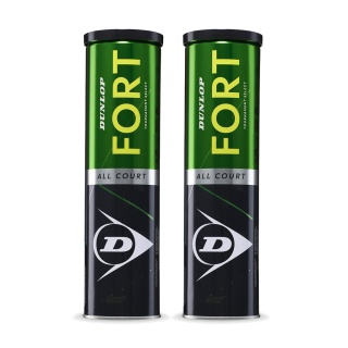 Dunlop Tennis Balls Fort Allcourt TS Can 2x4 Bi-Pack