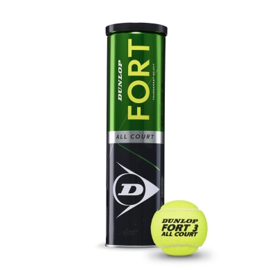 Dunlop Tennis Balls Fort Allcourt TS Can 4-Pack