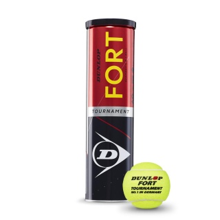 Dunlop Tennis Balls Fort Tournament DTB Can 4-Pack