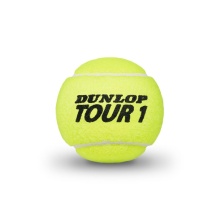 Dunlop Tennis Balls Tour Brilliance Can 18x4 in Box