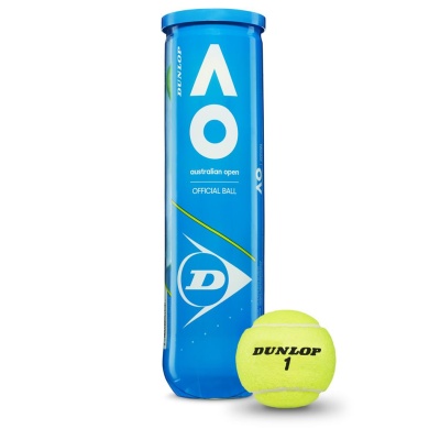 Dunlop Tennis Balls Australian Open Can of 4