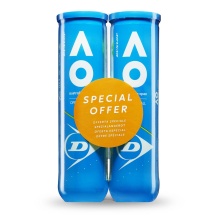 Dunlop Tennis Balls Australian Open Can 2x4 Bi-Pack