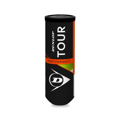 Dunlop Tennis Balls Tour Performance Can of 3