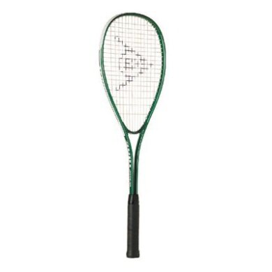 Dunlop Squash racket Hire (210g / grip-heavy / beginner) green - strung -