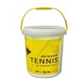 Dunlop Ball Bucket Plastic (for up to 60 tennis balls) empty yellow - 1 bucket