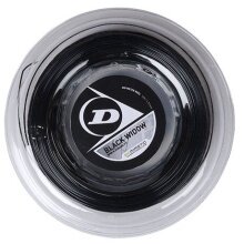 Dunlop Tennis String Black Widow (Durability+Spin) black 200m roll