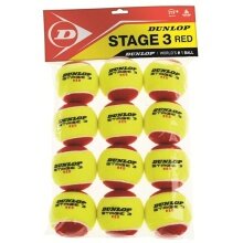 Dunlop Method Balls Stage 3 yellow/orange 12-pack