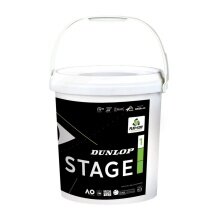 Dunlop Method Balls Stage 1 (green dot) yellow 60 in a bucket