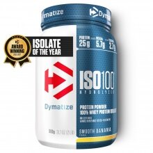 Dymatize Iso100 Hydrolyzed Isolate Protein Powder Smooth Banana 932g Tub