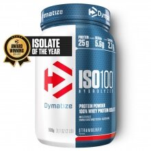 Dymatize Protein Powder Iso100 Hydrolyzed Isolate Strawberry 932g Can