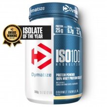 Dymatize Iso100 Hydrolyzed Isolate Protein Powder Gourmet Vanilla 932g Can