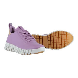 ECCO Sneaker Gruuv Lea (soft nappa leather) lavender ladies