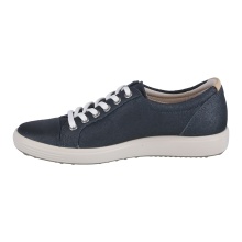 ECCO Soft 7 Sneaker (Nubuck Leather) Silver Grey Ladies