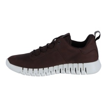 ECCO Sneaker Gruuv Lea (made of nubuck leather) mocha brown men's