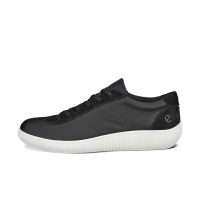 ECCO Sneaker Soft Zero (ECCO Leather) black men's