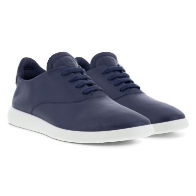 ECCO Sneaker Minimalist (Smooth Leather, High Comfort) Navy Blue Women