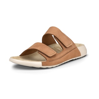 ECCO Sandal Cozmo Flat brown/beige Women