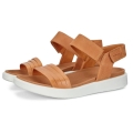 ECCO Flowt Flat Sandal (Leather) brown Ladies