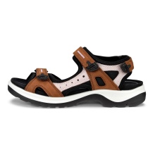 ECCO Sandal Yucatan Leather brown/purple Women