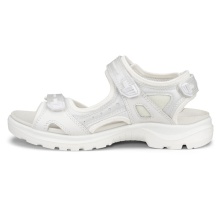 ECCO Yucatan Leather Sandal White Ladies