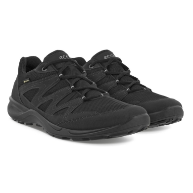 ECCO Hiking Shoes Terracruise LT Low GTX - waterproof, lightweight and flexible sole - black Men