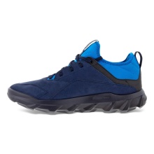 ECCO Hiking Shoes MX Low Nubuck Leather - durable sole, sock-like construction made of neoprene - dark blue Men