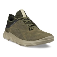 ECCO Hiking Shoes MX Low Nubuck Leather - durable sole, sock-like construction made of Neoprene - khaki green Men