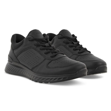 ECCO Sneaker Exostride (Nubuck Leather) Black Ladies