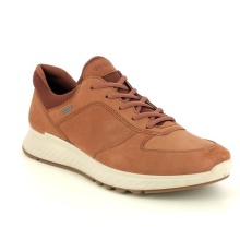 ECCO Sneaker Exostride M Low GTX (waterproof, breathable) tan brown men's