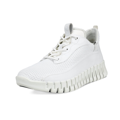 ECCO Sneaker Gruuv (Leather, perforated) white Ladies